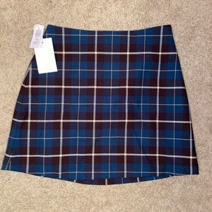 Aritzia plaid skirt